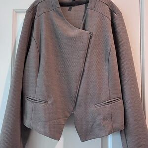 Apt. 9 Women's Gray Asymmetrical Blazer